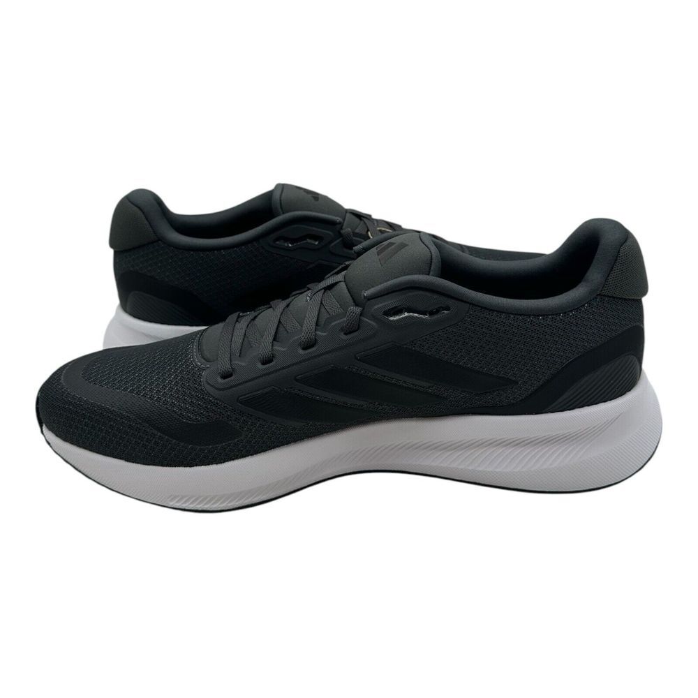 Adidas‎ RunFalcon 5 Running Shoes Men's Size 11.5 Gray Black Sneakers IE8819 - Picture 3 of 10